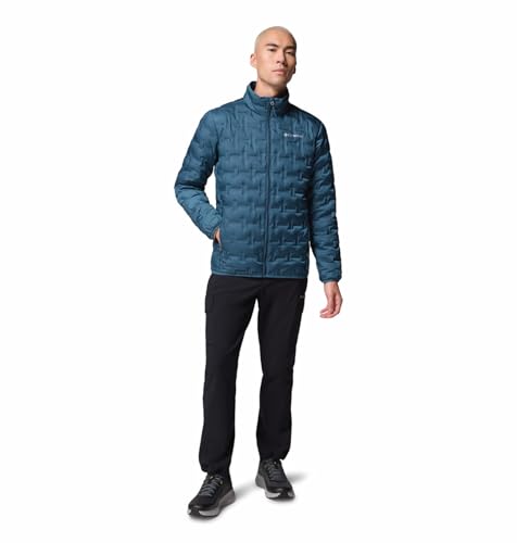 Columbia Men Teal HEAT SEAL Delta Ridge II Down Jacket, M