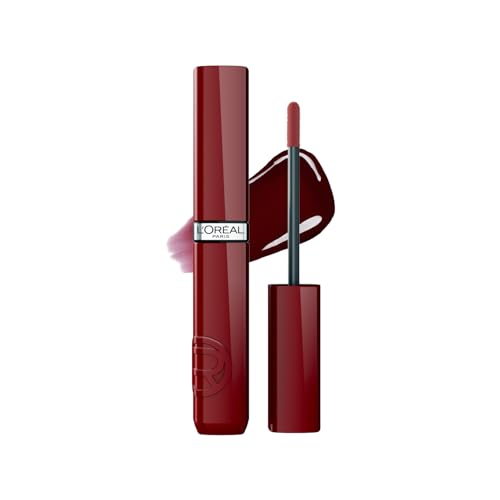 L'Oréal Paris Infallible Laque Resistance Lacquer-Like Shine Finish. 16H longwear lacquer lipstick. High-impact color, zero transfer - 550 Noir Cherry, 4ml