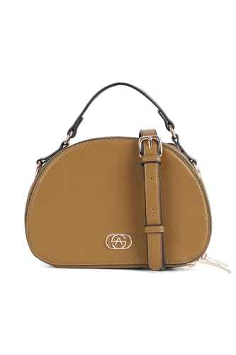 Allen Solly Women's Solid Sling Bag,Brown
