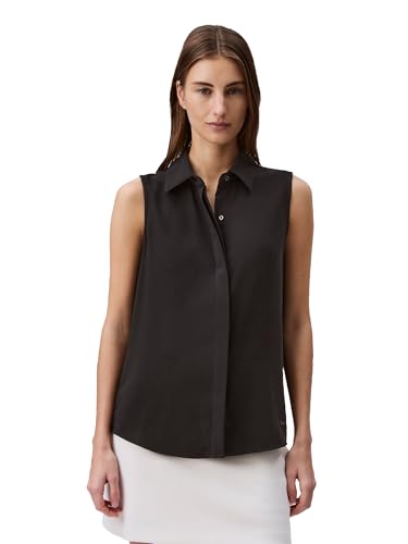 Calvin Klein Jeans Women's Solid Regular Fit T-Shirt (44B974G001_Black