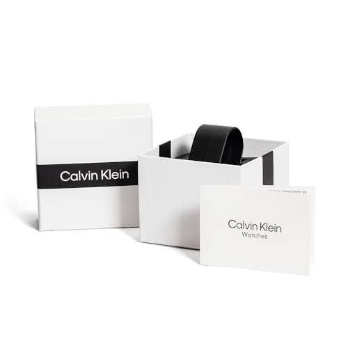 Calvin Klein Minimalistic Pilot Qtz Basic Calendar Black Round Dial Men's Watch|Stainless Steel Material|Multi Color Band - 25200516