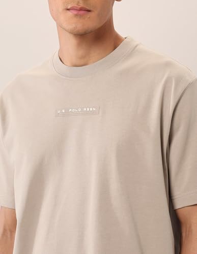 U.S. POLO ASSN. Denim Co. Men's Oversized Fit Pure Cotton T-Shirt