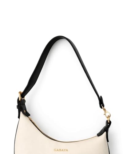 GABAYA Selene Vegan Leather Handbag for Women | Crescent Shoulder Bag | Stylish Lightweight Sling for Daily Use