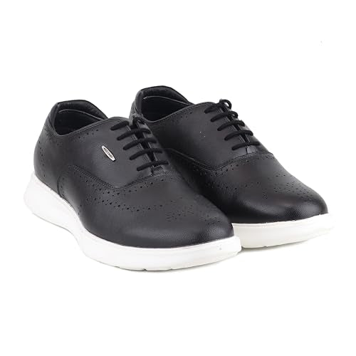 Red Chief Low Ankle Casual Brogue Shoes for Men | Black UK10