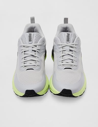 Puma, Unisex-Adult, Hypnotic Res, Cool Light Gray-Black-Yellow Alert, Sneaker, 10UK, (40221008)