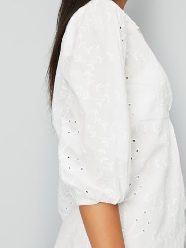 Max Women's Regular Fit Tunic (ET54008C_White