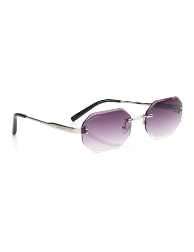 Fastrack Sunglasses |OCTAGON Silver |UV protected | Large