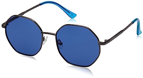 Fastrack UV Protection Hexagon Sunglasses for Unisex (Small)