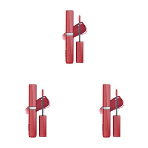 L'Oreal Paris Infallible Laque Resistance Lipstick, 635 Worth It Medium (Pack of 3)