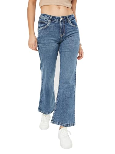 Max Women's Regular Jeans (BURTON1D_MID Blue