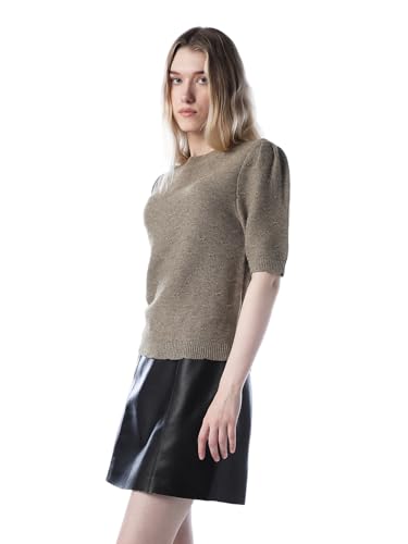 ONLY Women's Rayon Blend Classic Pullover Sweater (15350776- Cub