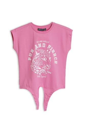 Allen Solly Girls Pink Graphic Print Casual T-Shirt
