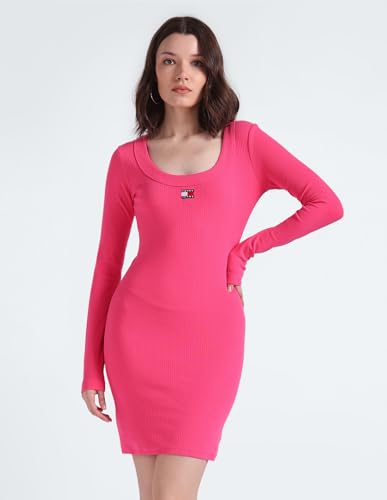 Tommy Hilfiger Womens Pink Color Dress (S)