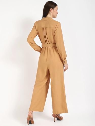 Polyester Regular Fit Solid Jumpsuit