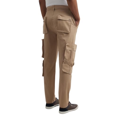 Pepe Jeans Men's Straight Pants (PM211959_Khaki Beige