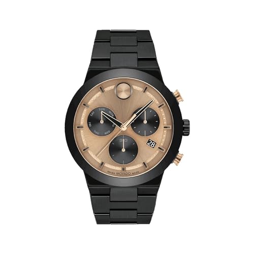 Movado Chronograph Brown Dial Men's Watch-3600897