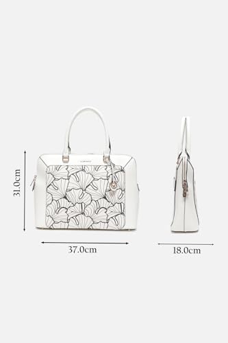 Women White Casual Handbag