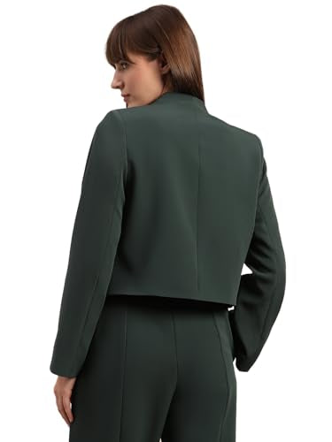 VERO MODA Women's Regular Fit Green Blazer