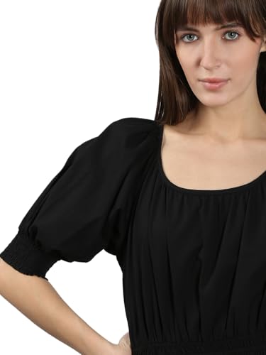 VERO MODA Women A-Line Black Dress