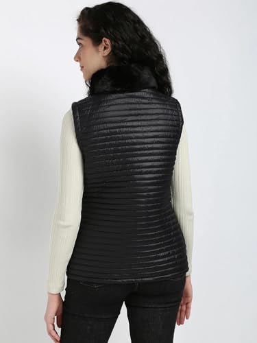 Calvin Klein Jeans Women's A-Line Coat (M4XTS419BLK_Black