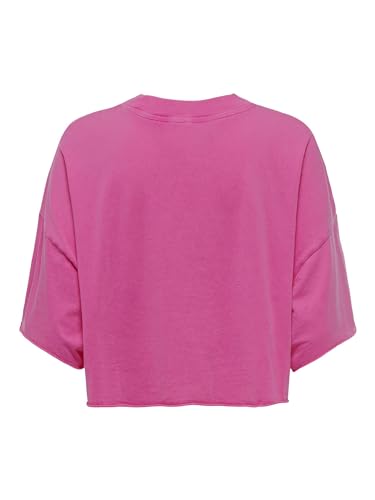 ONLY Oversized T-Shirt (119178201_Fuchsia Purple_L)