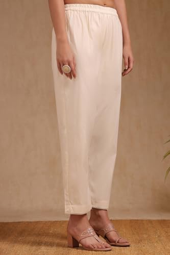 Soch Women's Cotton Salwar Suit Set (EWS5CD21992_Off White