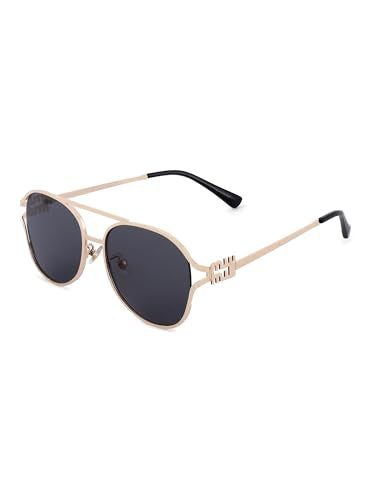 Vibe lens by HASHTAG EYEWEAR Stylish Square Sunglasses for Women | UV400 Protection | Oversized Designer Shades