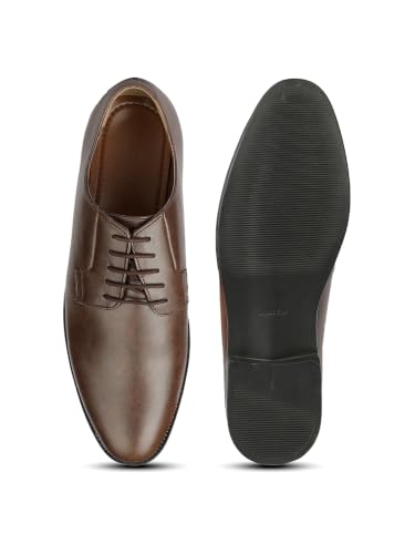 Bata CUZCO Derby Men Formal Lace-up Derby Shoes - Dark Brown (6 UK) (8214298)