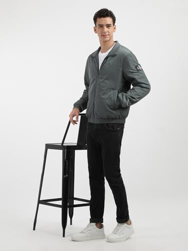 Calvin Klein Mens Grey Color Jacket (S)