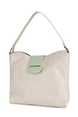 Van Heusen Women Beige Solid Casual Handbag