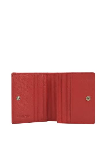 Da Milano Sling Leather Wallet for Women - Corallo