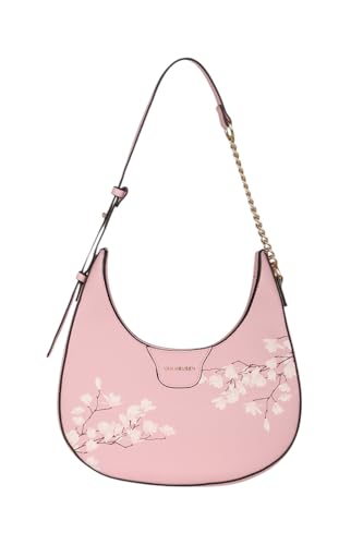 Women Pink Print Casual Handbag