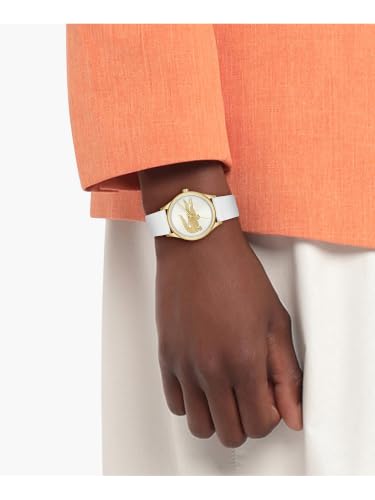 Lacoste Crocodelle Qtz Basic White Round Dial Women's Watch- 2001480