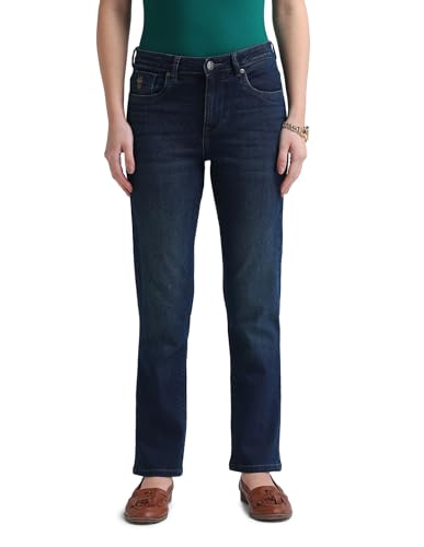 U.S. POLO ASSN. Women's Slim fit Jeans (UWAW24JEN219_Blue