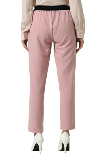 Van Heusen Women's Regular Casual Pants (VWTFFRGFF60995_Pink