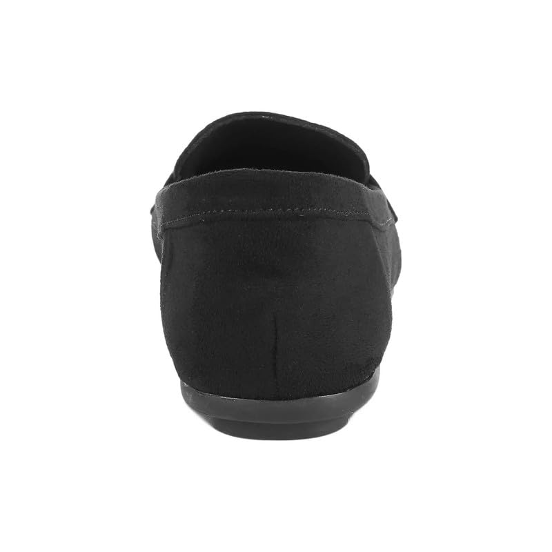 tresmode Jonum Black Women's Casual Loafers in Size 3 UK / 36 EU