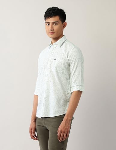 Arrow Sport Men's Geometric Printed Slim Fit Shirt
