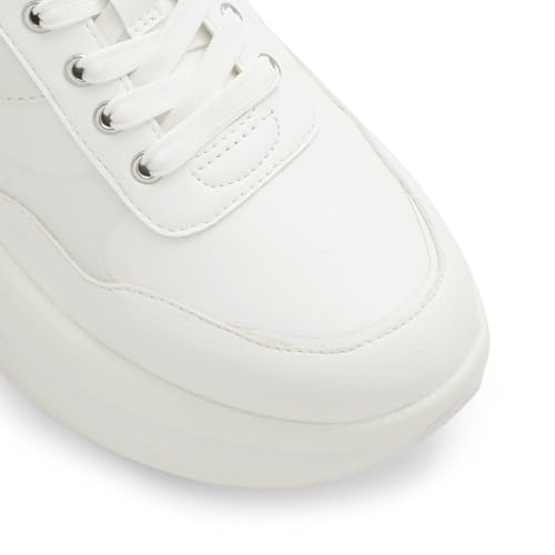 Aldo ETIENE-IN100 Ladies White Wedge Sneakers