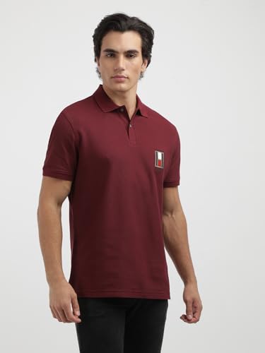 Tommy Hilfiger Mens Red Color T-Shirt (M)