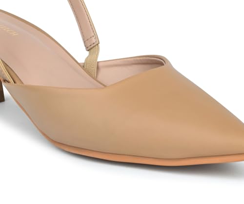LOUIS STITCH Women’s Brown Stiletto Heel Sandals | Comfortable Close Toe Sandal | LSOF-FI11-PTAS | UK-6