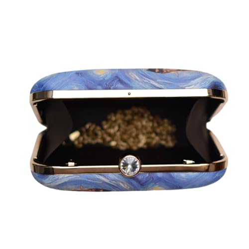 Artklim Night Scenery Printed MultiColor Clutch