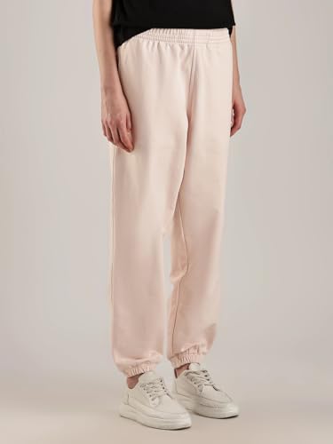 Calvin Klein Jeans Women's Regular Casual Pants (47B235G830-Pink_Silver Peony