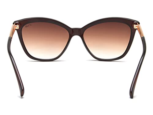 IRUS 100% UV protected sunglasses for Women | Size- Large | Shape- Cat Eye | Model- IRS1193C2SG