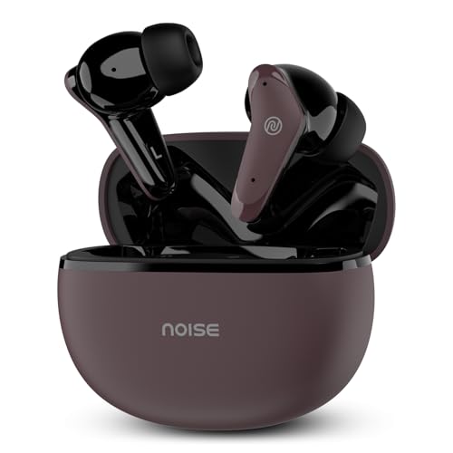 Noise Buds VS102 Plus Wireless Earbuds, Bluetooth Earbuds with 70H Playtime, Quad Mic ENC for Clear Calls, 11mm Drivers, Deep Bass, Instacharge, Bluetooth v5.3 (Deep Wine)