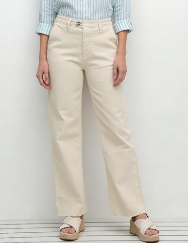 U.S. POLO ASSN. Mid Rise Straight Fit Jeans Ecru