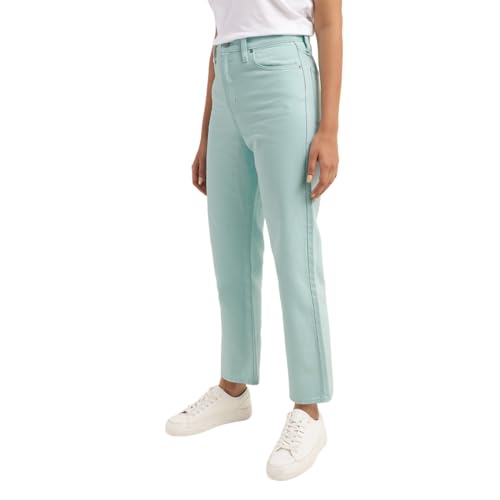 Women's High Rise Ribcage Straight Fit Jeans