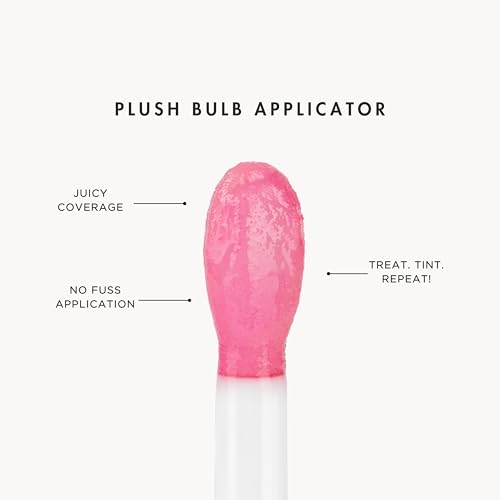 HYUE HydraGlow™ Lip Oil | Color Reviving | Intense 24HR Hydration | Non-Sticky | Lightweight Formula | 6 ml | With Cherry, Jojoba Oil, Kakadu Oil and Vitamin E | Crystal-like Shine | Chunky Applicator