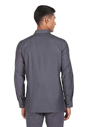 Arrow Men's Regular Fit Shirt (ARES1062A_Grey