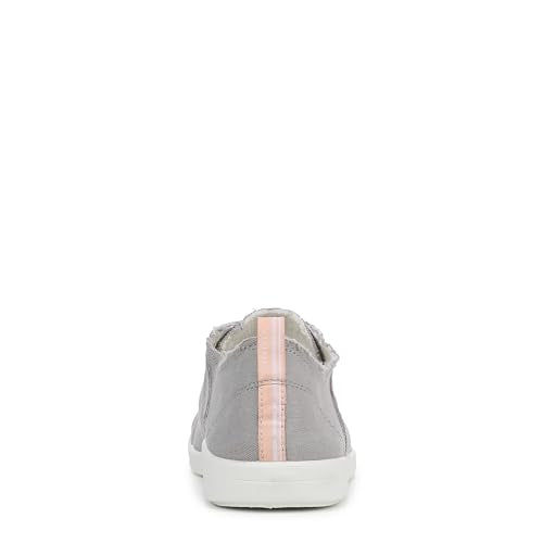 Vionic Beach Pismo Casual Women’s Fashion Sneakers-Sustainable Shoes That Include Three-Zone Comfort with Orthotic Insole Arch Support, Machine Wash Safe- Sizes 5-11, Light Grey Canvas, 5 UK