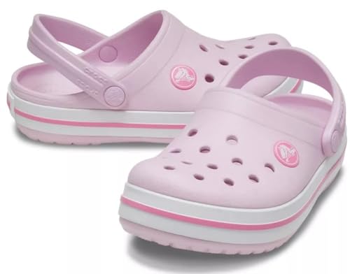 Crocs Crocband Clog K BlrnaPink Ballerina Pink (207006-6GD) 12 Kids UK (C12)